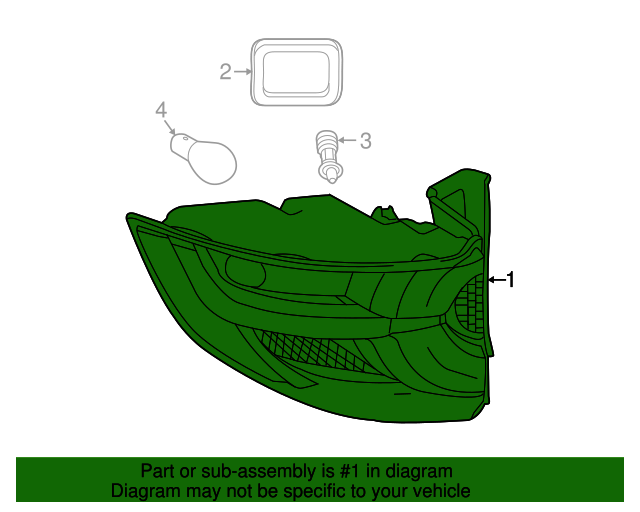 Genuine Tail Lamp for 20152019 Land Rover Discovery Sport Land Rover