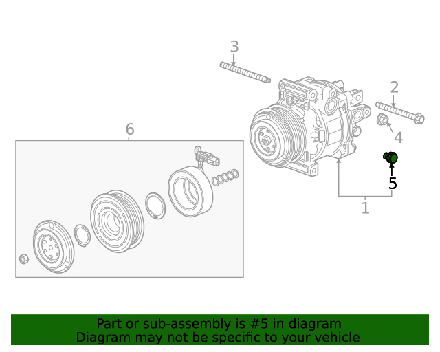 95462797 Air Conditioning Compressor Pressure Relief Valve 20202023