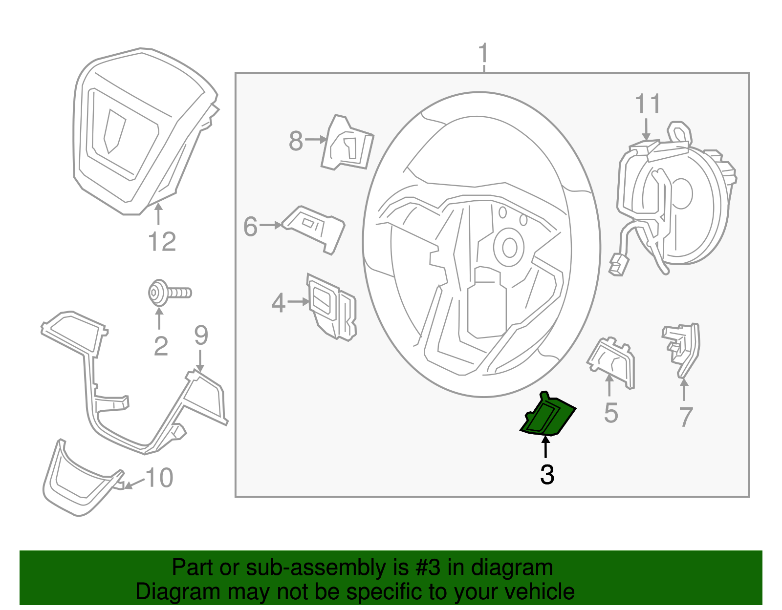 Audio Switch - Ford (GD9Z-9C888-EA)