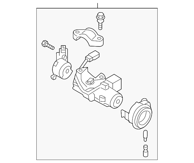 20052007 Subaru Ignition Lock Cylinder 83191AG08A Subaru Parts Store