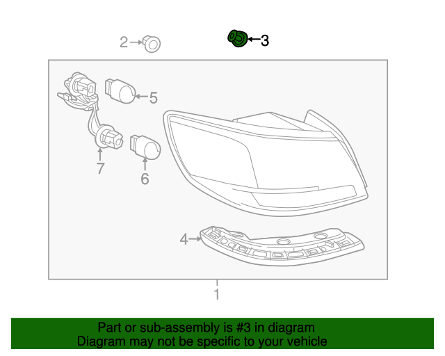 20142017 Chevrolet SS Tail Lamp Assembly Retainer 92282811