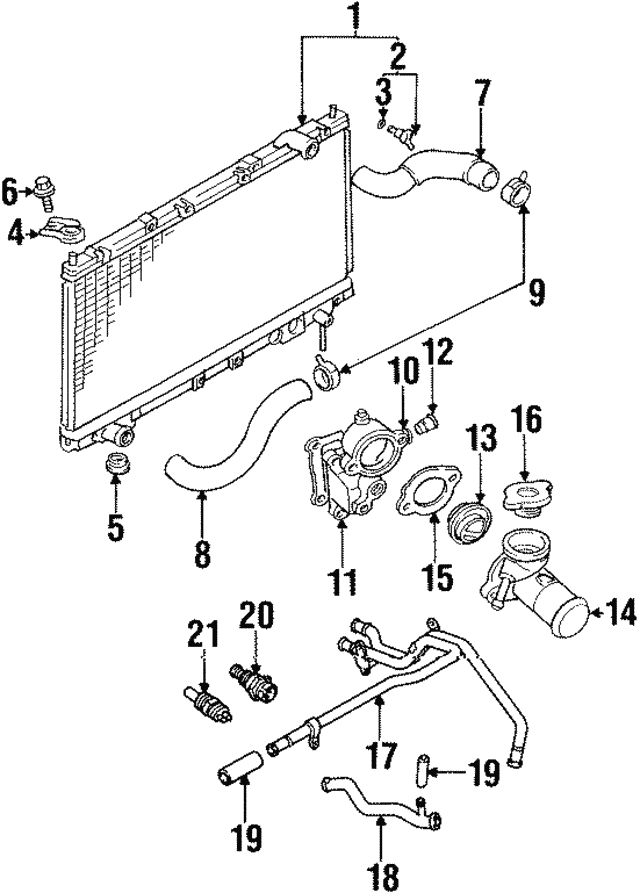 For 1995-2012 Mitsubishi Eclipse Brake Pad Set Rear API 74734FM 1996 1997 1998