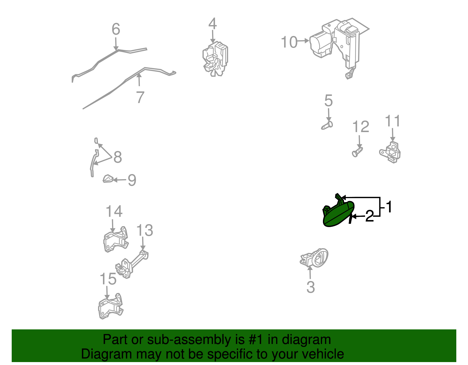 Handle - GM (96541634)