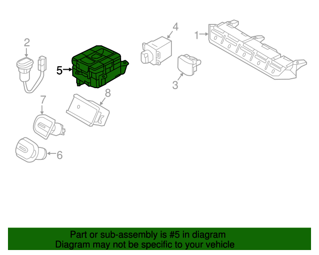 93600C6120 Prk Brake Switch 20162018 Kia Sorento Kia.Parts Store