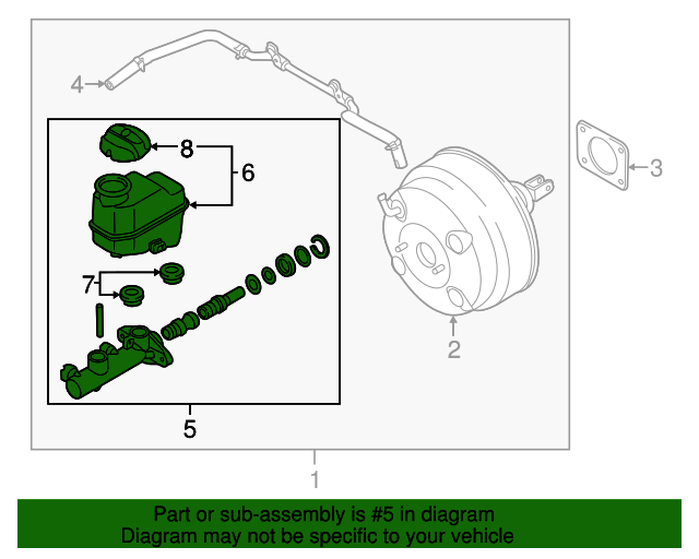 20092016 Hyundai Master Cylinder 585103M000 OEM Parts Online