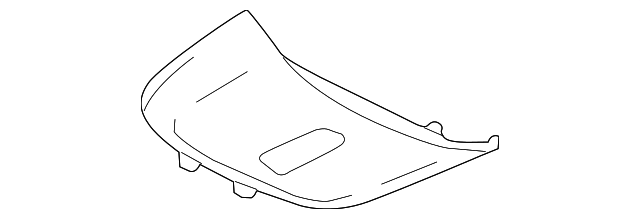Light Cashmere Roof Console Filler - GM (88957116)