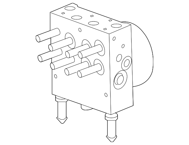 Brake Pressure Modulator Valve Kit with Seals - GM (19301496)