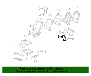 52-10-7-138-787 - Seat Lumbar Motor 2006-2017 BMW | AutoNationParts.com