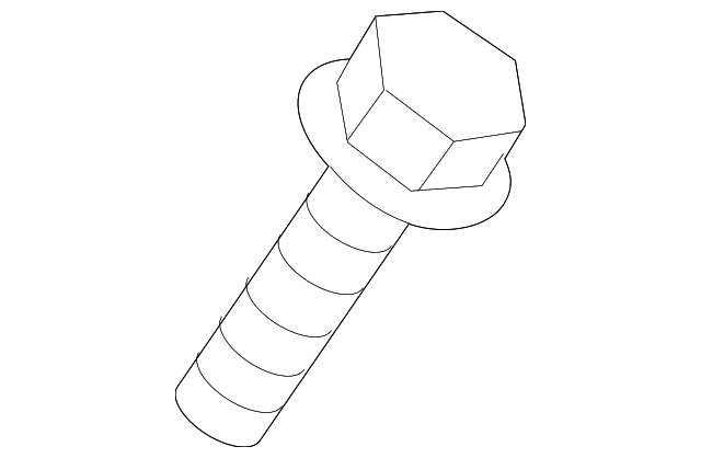 Side Mount Upper Bolt - Scion (90118-WB546)
