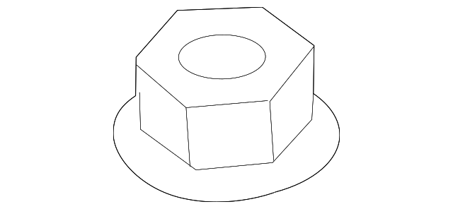 Side Mount Nut - Scion (90118-WB604)