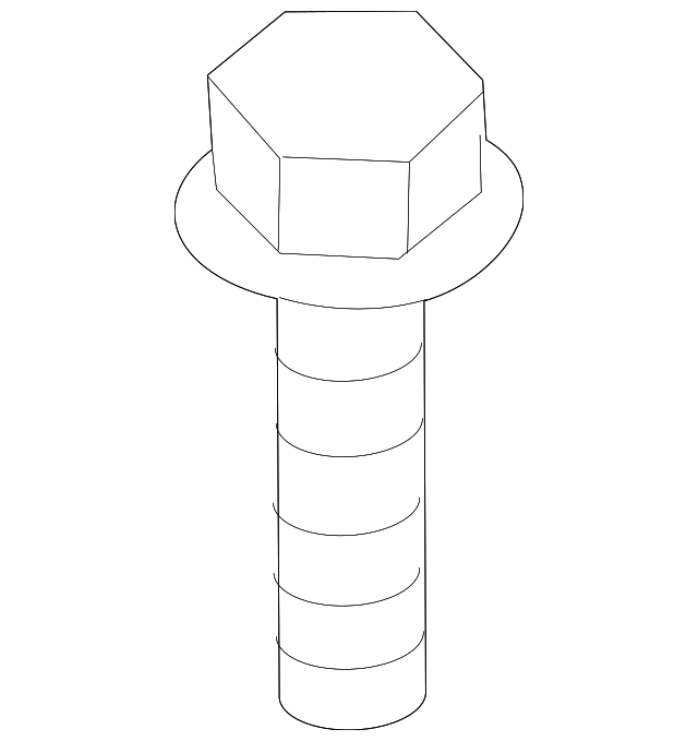 Side Mount Lower Bolt - Scion (90118-WB545)