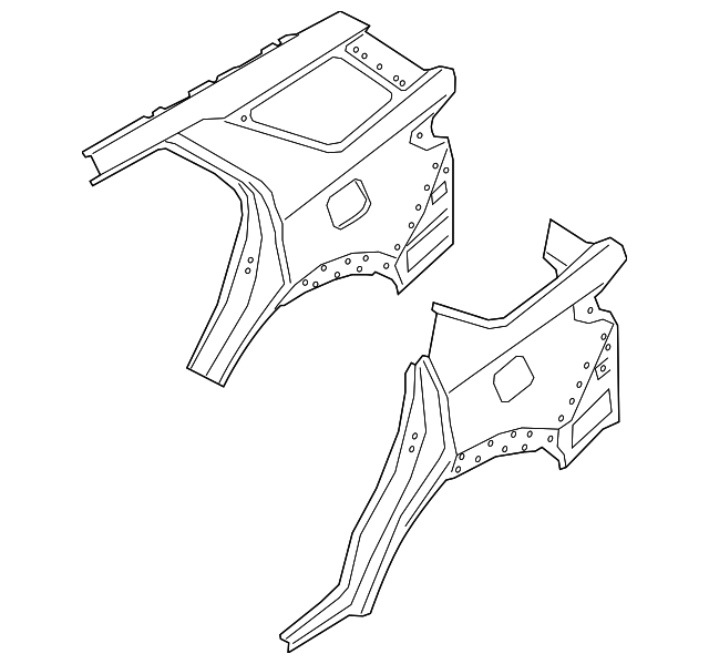 20202021 Ford Quarter Panel Assembly LB5Z78278A93A OEM Parts Online