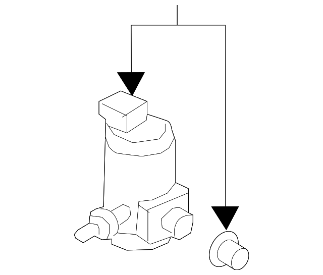 20152018 Chevrolet City Express Windshield Washer Pump 19316486