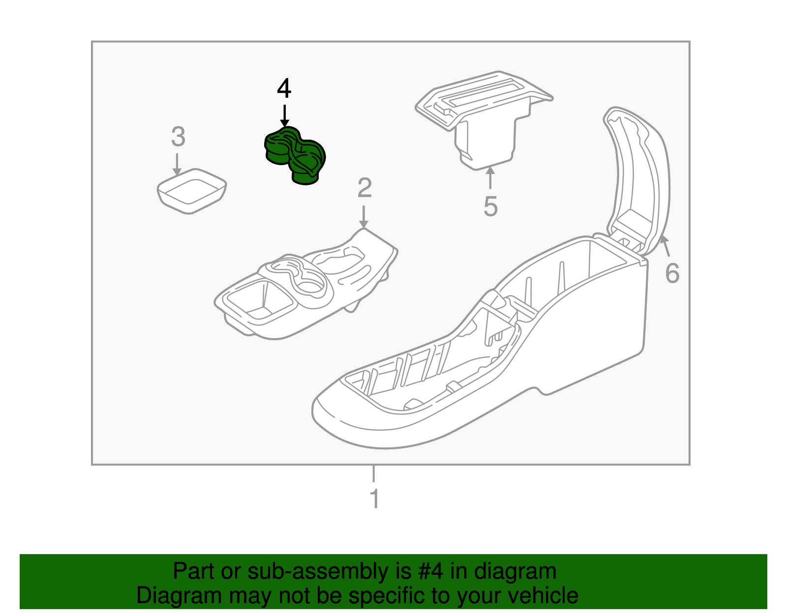 Cup Holder - GM (12388409)