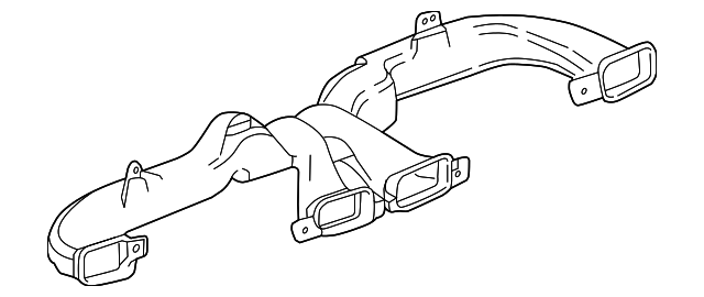 Instrument Panel Center Air Outlet Duct - GM (84438702)