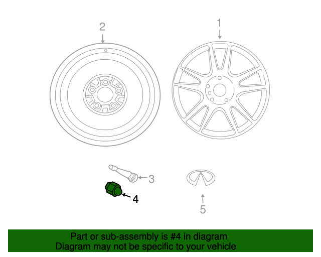 40224-JK00A (40224jk00a) - 2007-2020 Infiniti Wheel Lug Nut | Infiniti ...