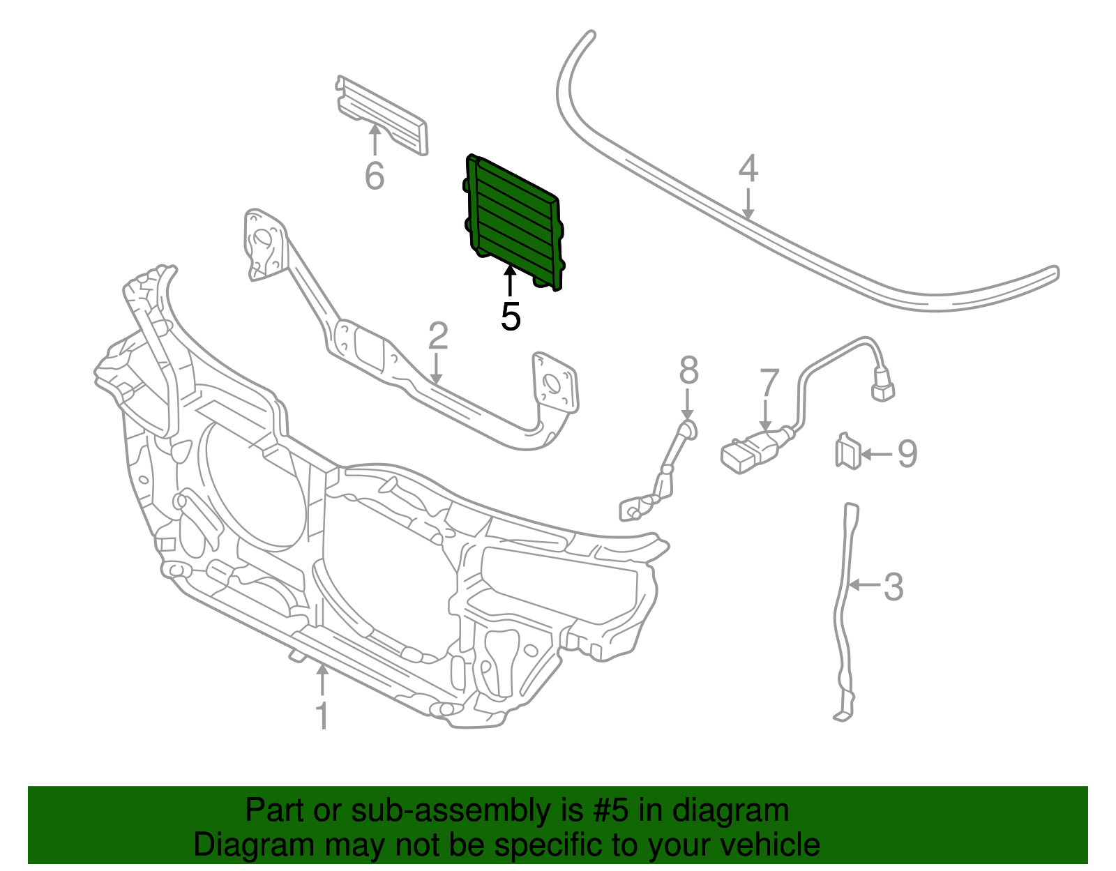 Louver - Volkswagen (8A0-121-223)