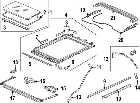 Sunroof for 2025 Honda Pilot | Cheaper Honda Parts