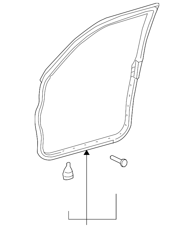 OEM 2008-2021 Toyota Land Cruiser Door Weather-Strip 67862-60150 ...
