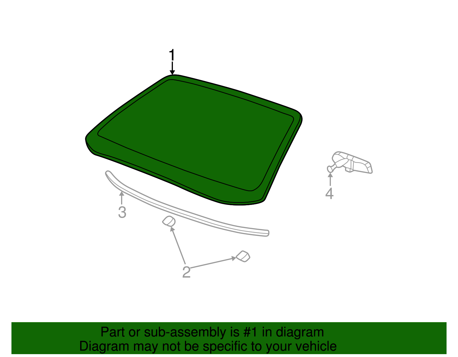 Windshield - GM (25681359)