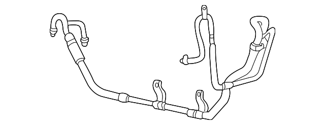 Motorcraft™ A/C Refrigerant Suction Hose - Ford (YF-2709)