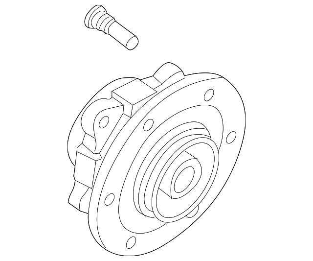 20042011 Nissan Hub Assembly 432027S000 OEM Parts Online