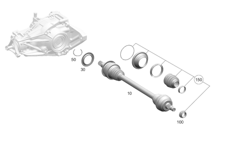 Axle Shaft for 2017 Mercedes-Benz C 300 | Mercedes-Benz USA Parts
