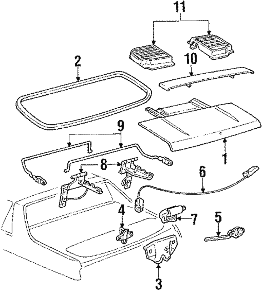 Rod Assembly-Torque Rear Compt                  *Blue    ID - GM (20355088)