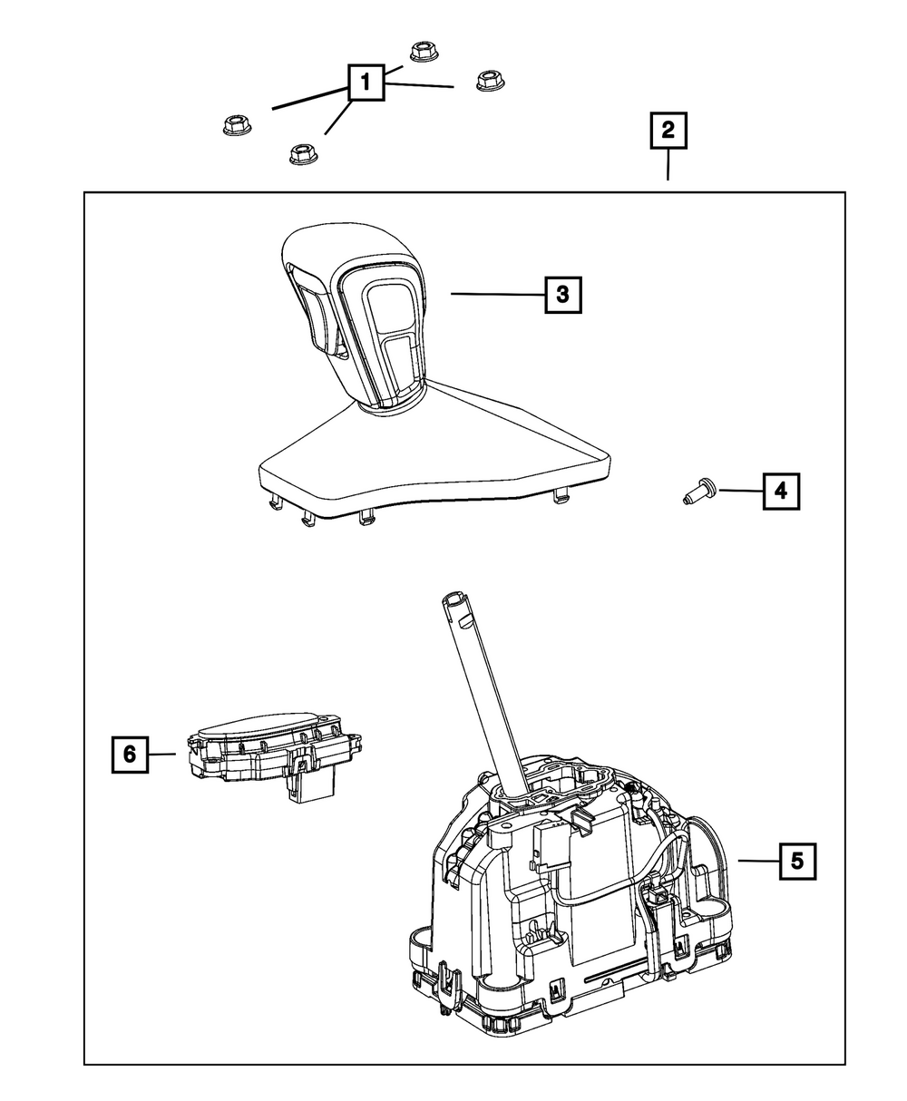 Mopar 68271630AA Transmission Shifter - OEM Replacement Part