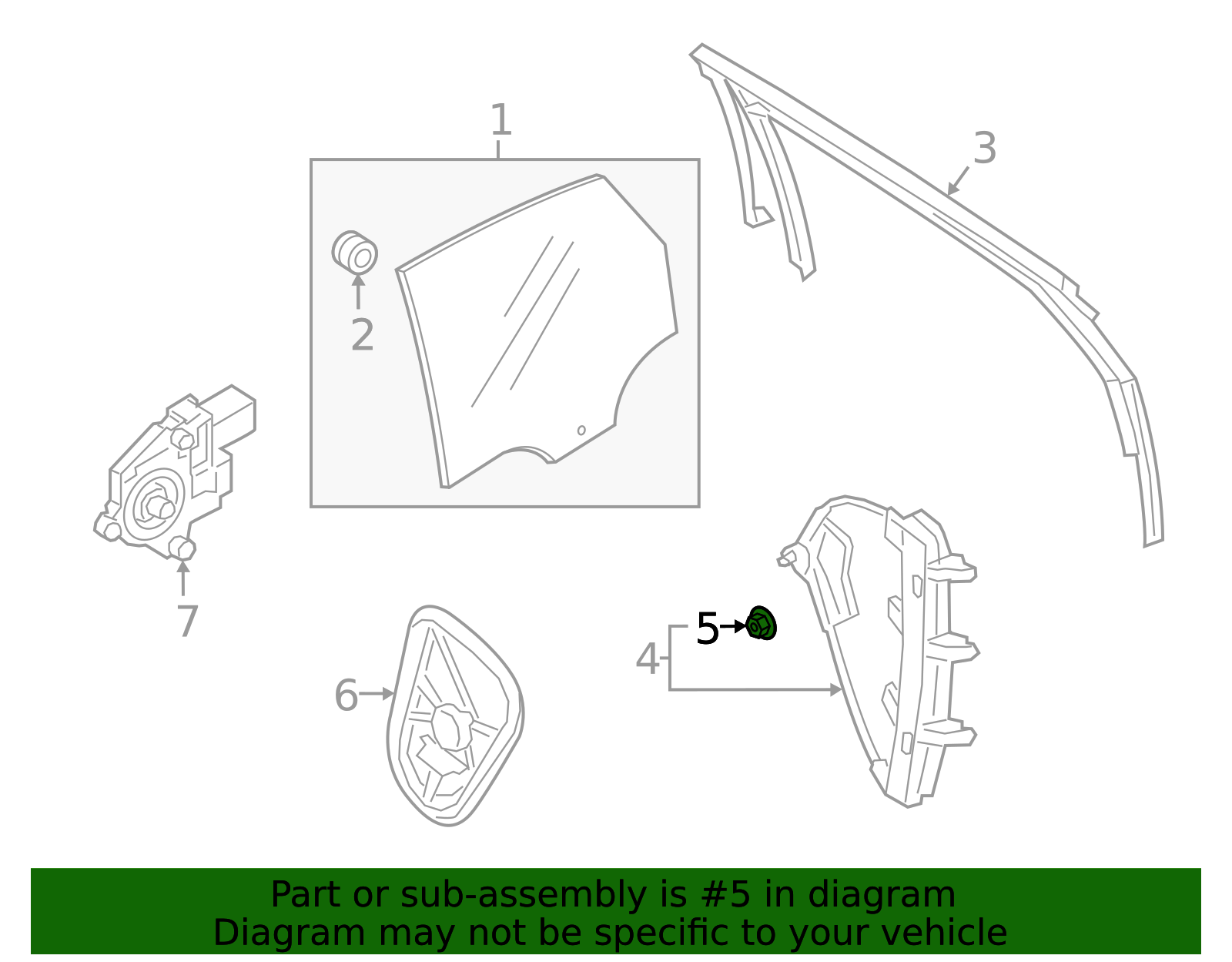Window Regulator Nut - Volkswagen (N-011-006-36)