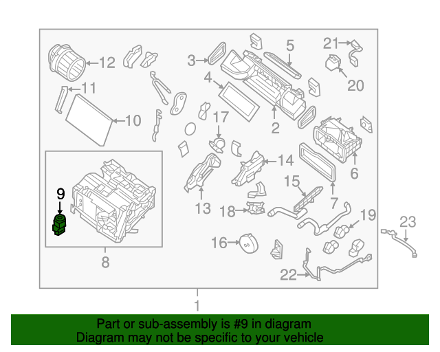 20112020 Nissan Expansion Valve 922001FA1A
