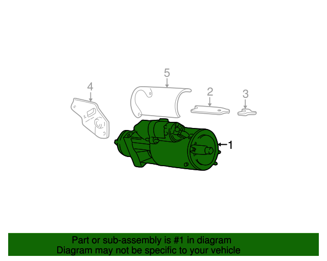 19901997 GM Starter Motor 10465065