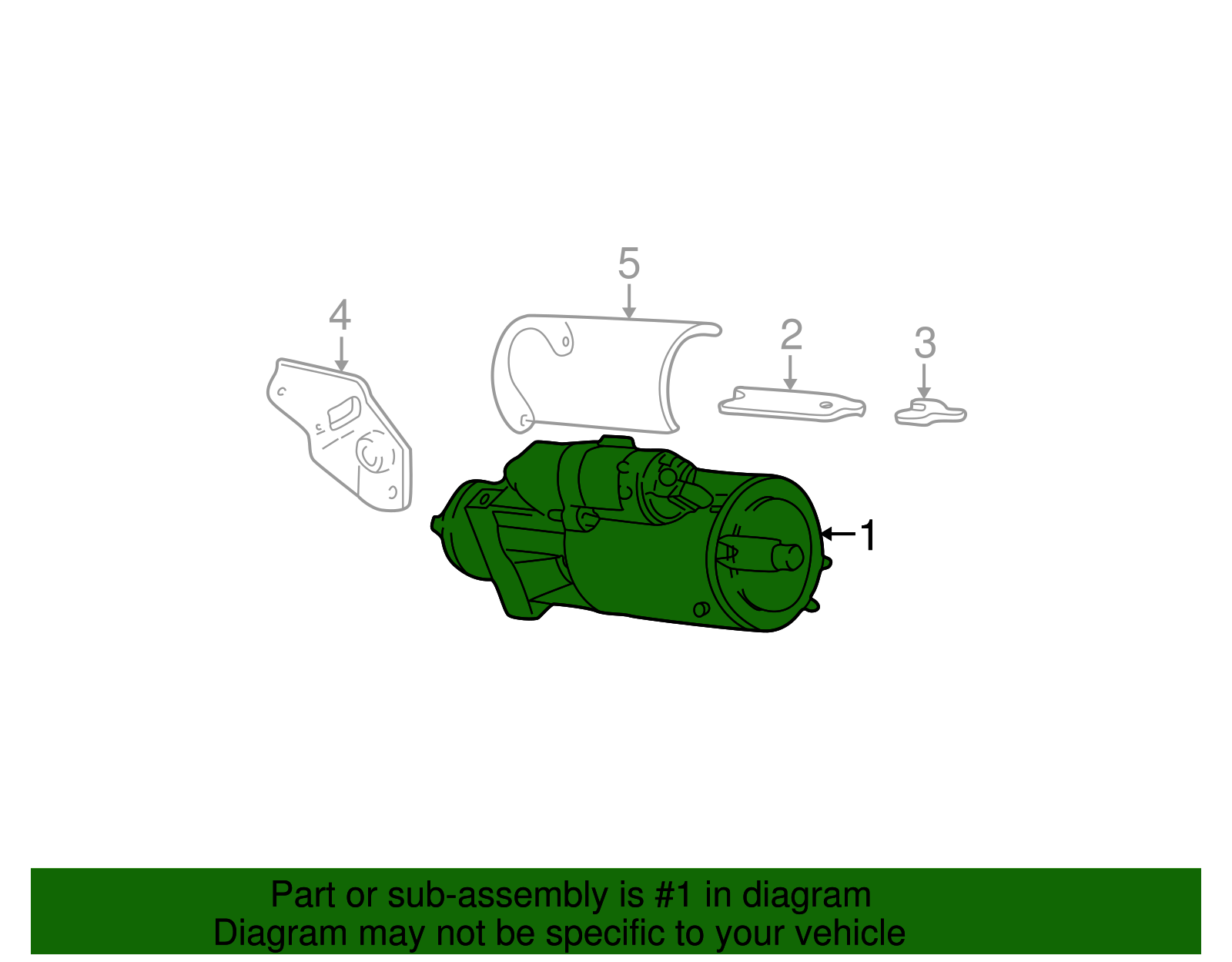 Starter Motor - GM (1988723)