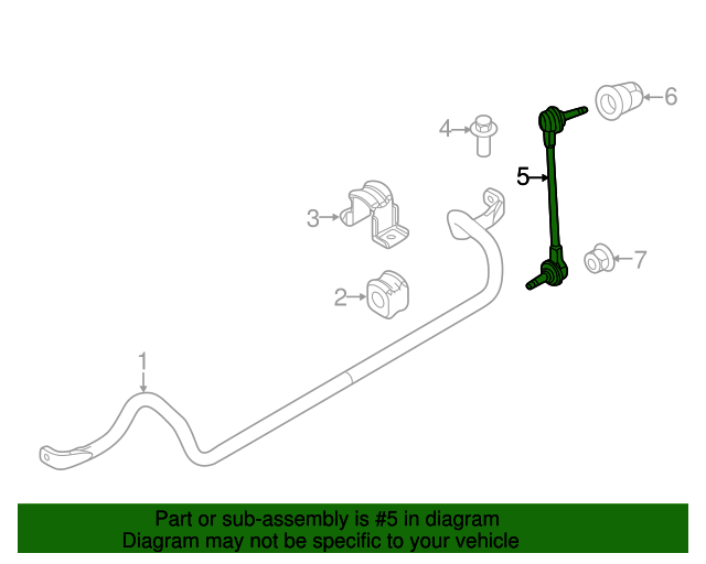 20112019 Ford Stabilizer Link GB5Z5K484A OEM Parts Online
