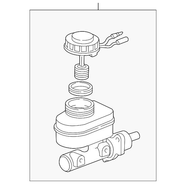46100S0X952 Master Cylinder Assembly (26.99MMCV) 19992004 Honda