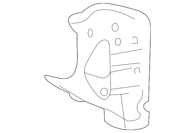 Passenger Side A-Pillar Brace - GM (92207329)