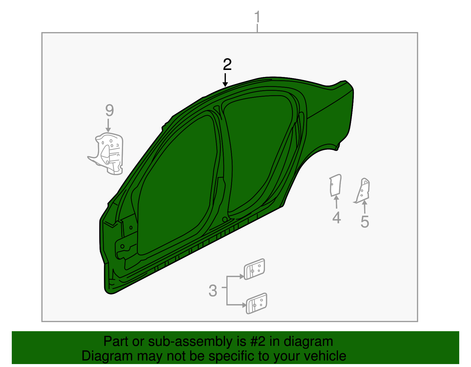 Panel-Body Side Otr - GM (92288051)