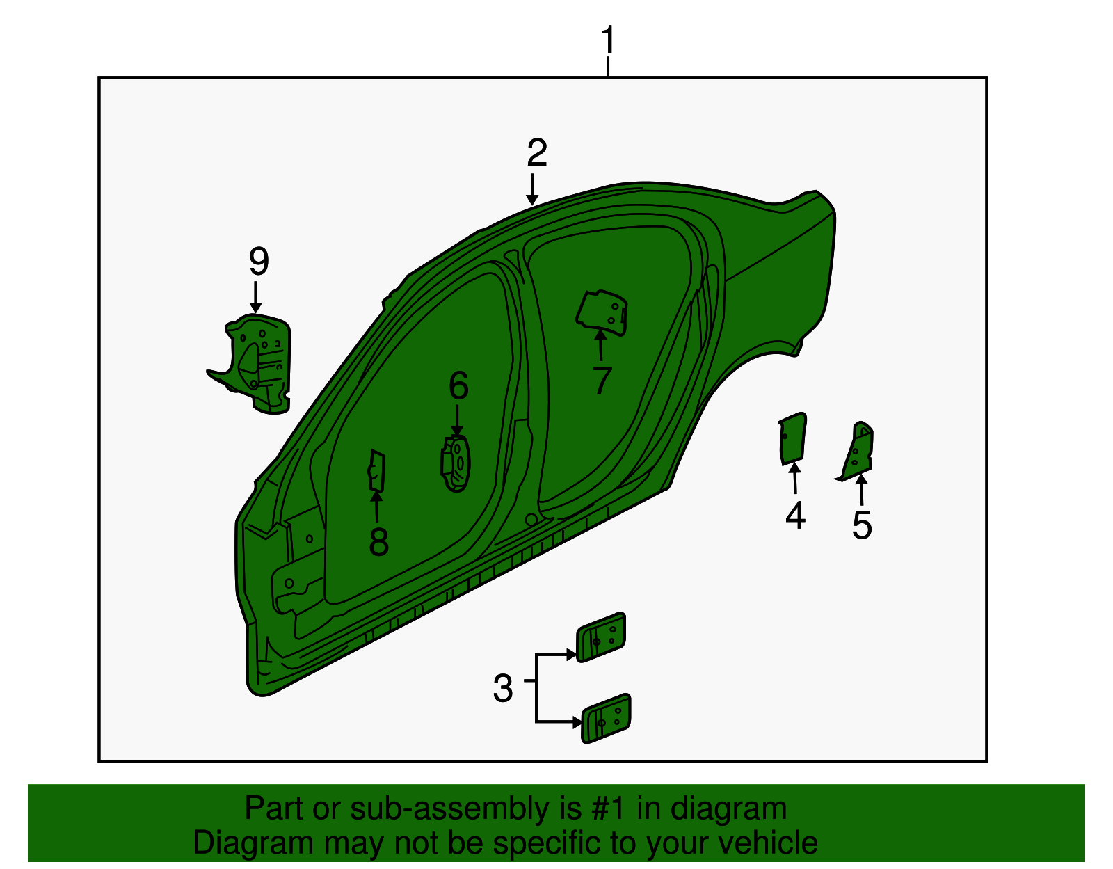 Panel-Body Side Otr - GM (92288050)