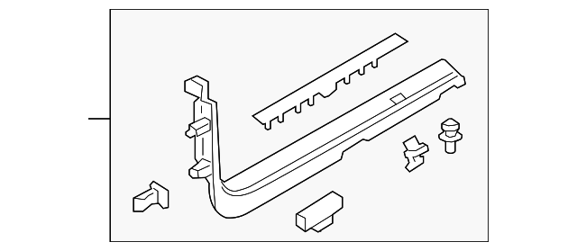 Front Sill Plate - Ford (GD9Z-5413209-BG)
