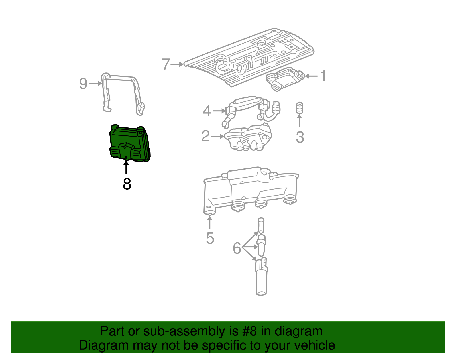 Powertrain Control Module, Remanufactured - GM (9356249)