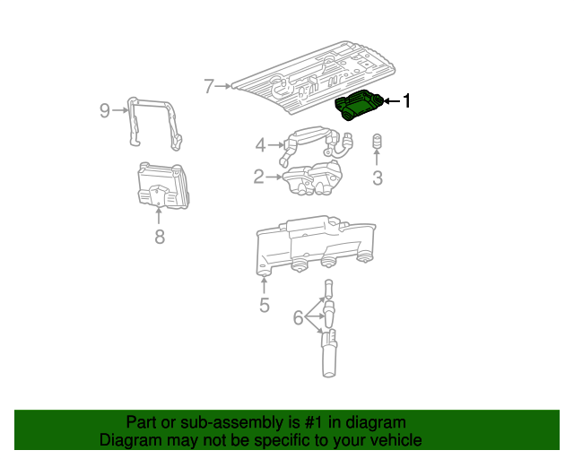 19178834 Ignition Control Module without Coil 19932002 GM