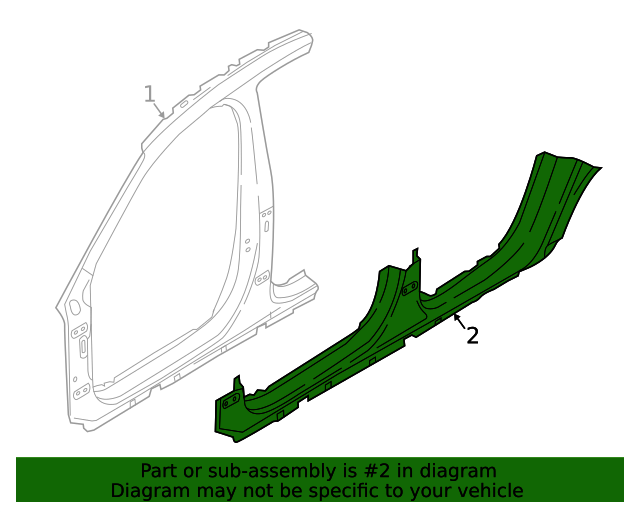 20192021 Volvo S60 Rocker Panel 32132062 XportAuto