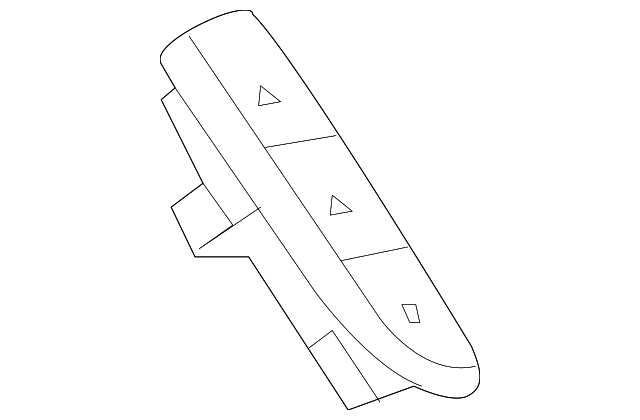 Black Hazard Warning Switch - Cadillac (84144313)