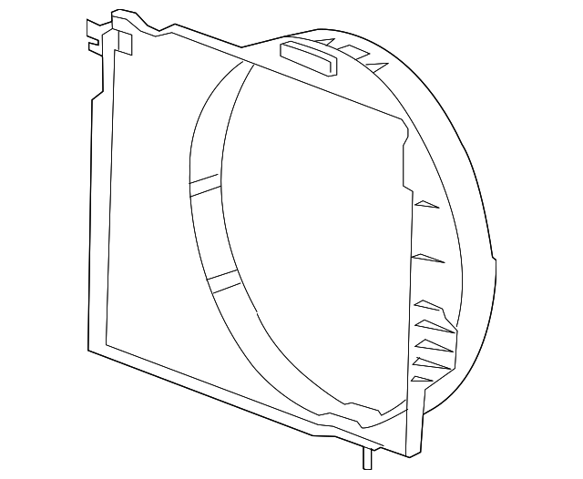 Engine Cooling Fan Shroud - GM (15207758)