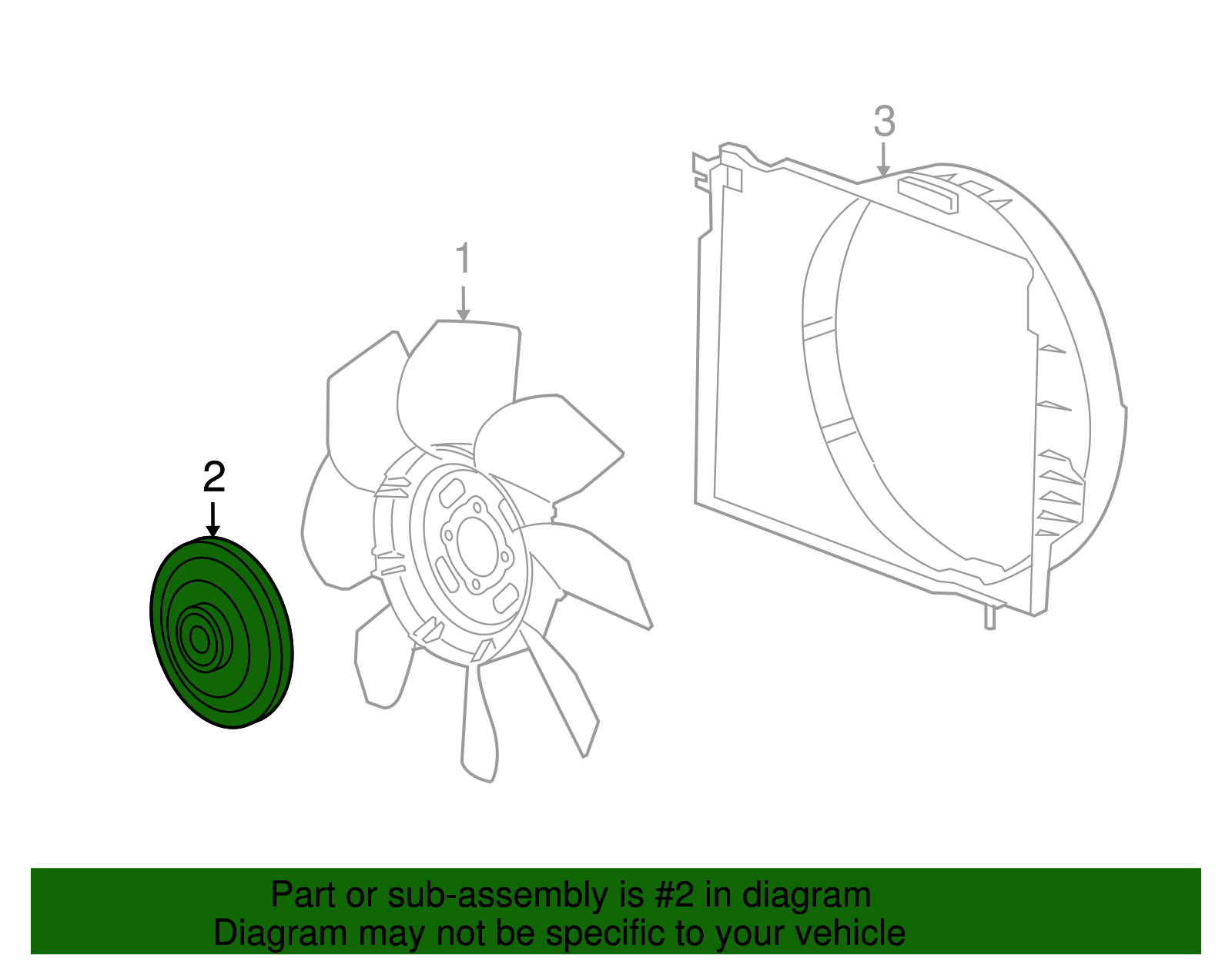 Engine Cooling Fan Clutch - GM (25948772)