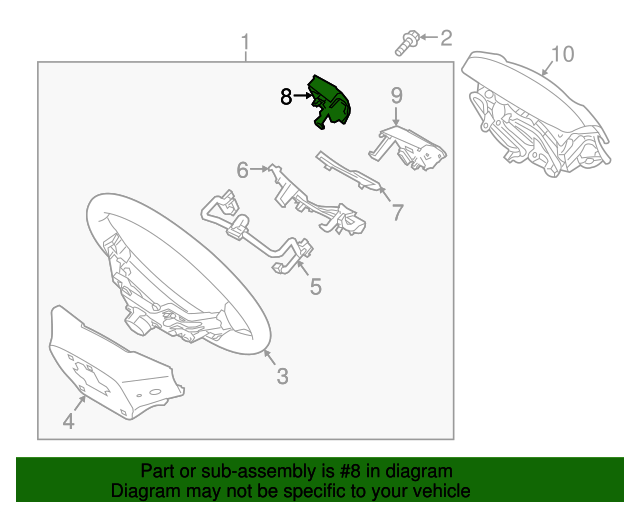 96710A9700WK Cruise Switch 20152021 Kia Sedona Kia.Parts Store