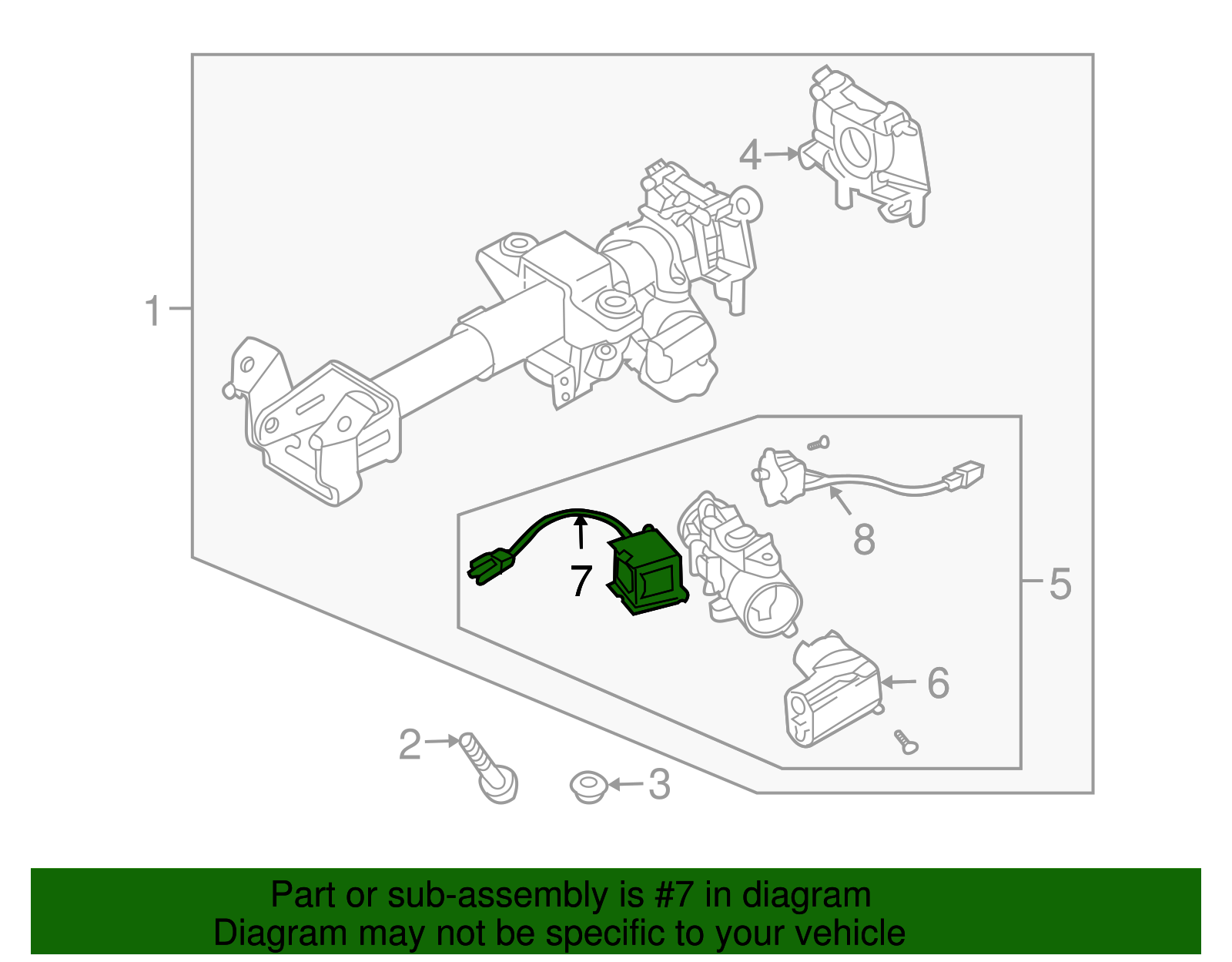 Shift Interlock Solenoid - GM (96931458)