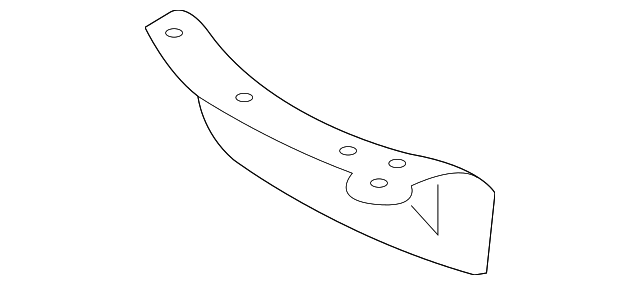 Front Driver Side Tire Front Air Deflector - Buick (90924007)