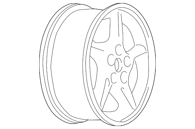 17x4 Compact Spare Wheel - GM (9594807)