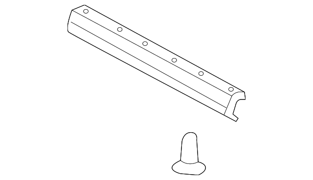 GENUINE SCION tC HOOD FRONT SEAL 53381-20180